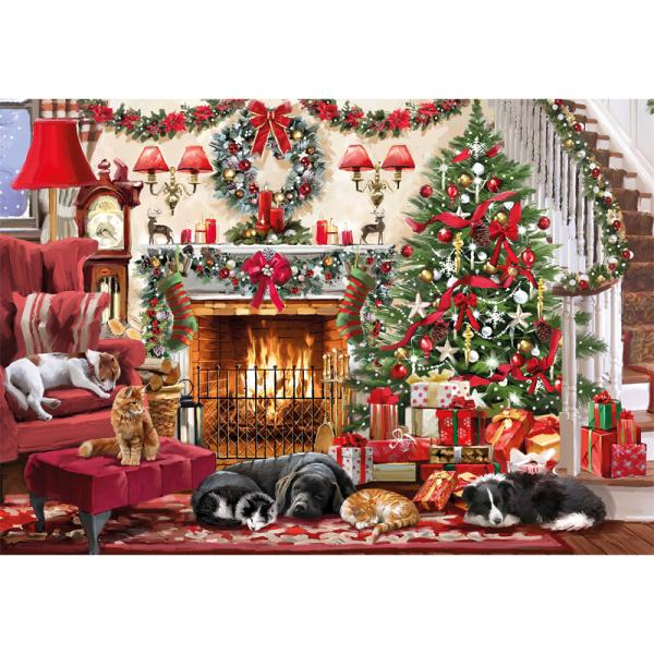 Around The Tree 500 Piece Jigsaw Puzzle