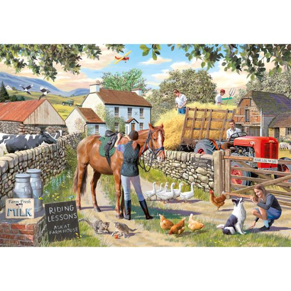 Manor Farm 500 Piece Jigsaw Puzzle