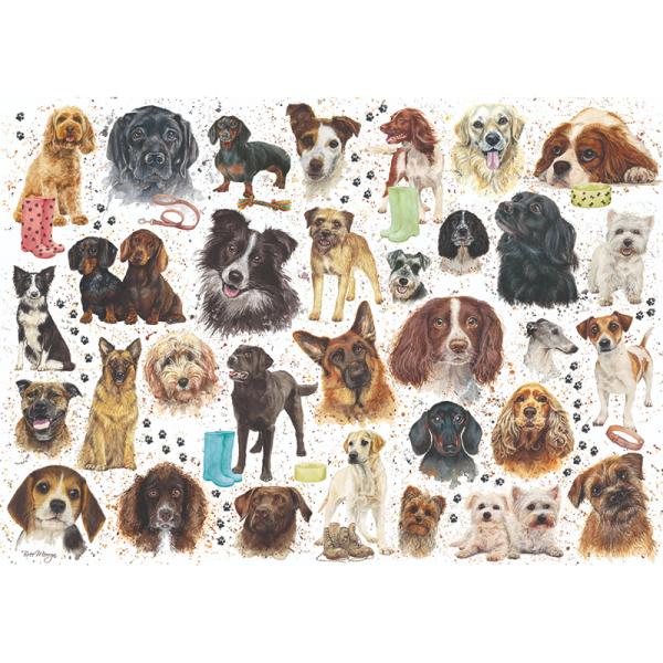 Dog Montage 1000 Piece Jigsaw Puzzle