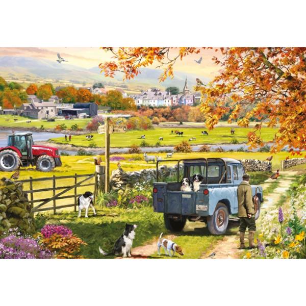 Countryside Morning 1000 Piece Jigsaw Puzzle