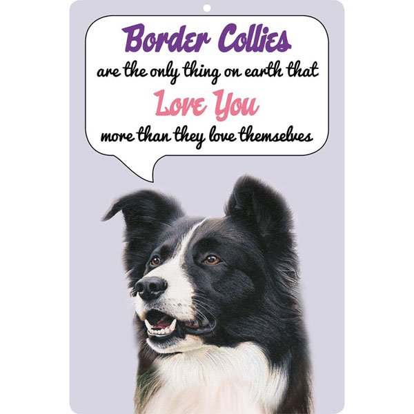 3D ''Border Collies Love You'' Hang-up