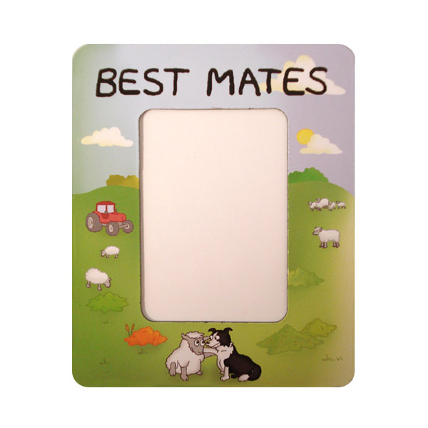 Best Mates Small Photo Frame Fridge Magnet