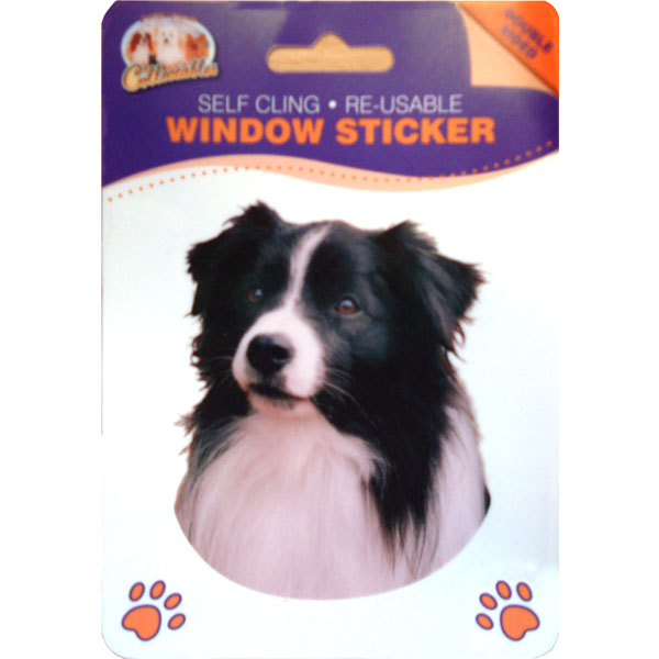 Border Collie Head Sticker