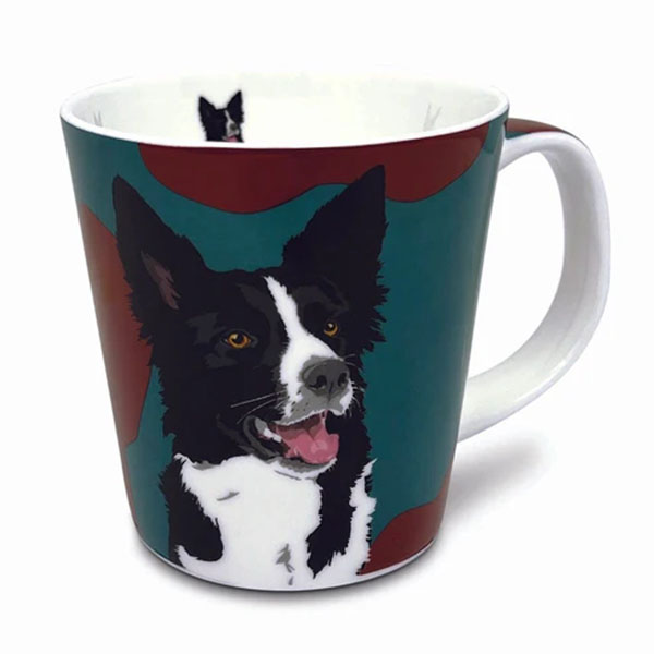 Leslie Gerry Border Collie Mug