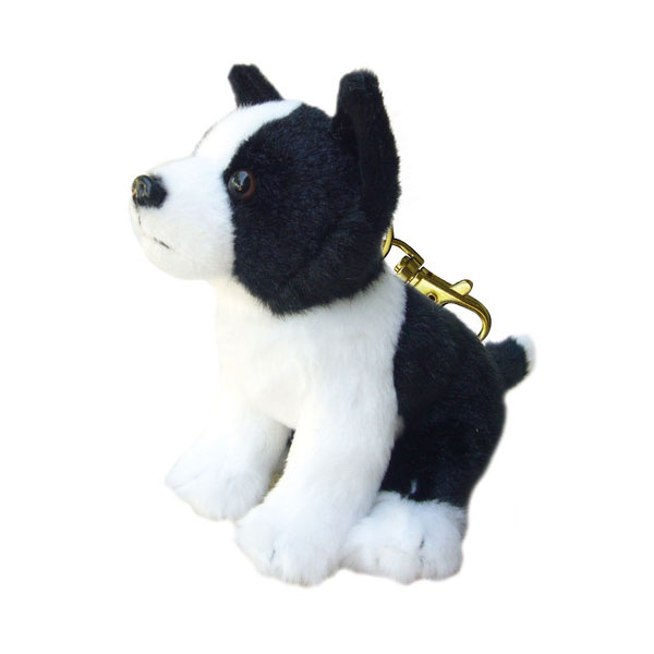 Shep the Border Collie Soft Toy Keyring