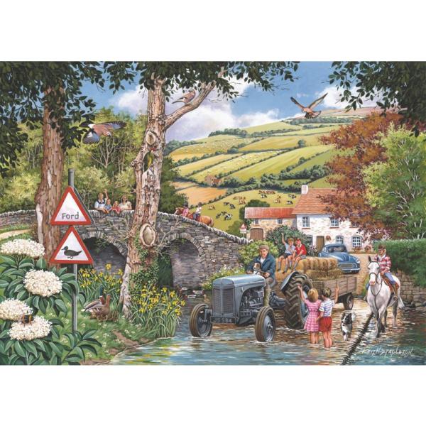 Fergie At The Ford 1000 Piece Jigsaw Puzzle