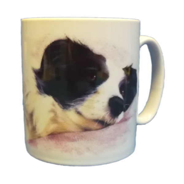 Water Colour Border Collie Mug