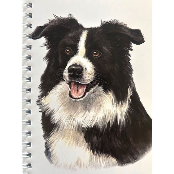 Border Collie A6 Notebook