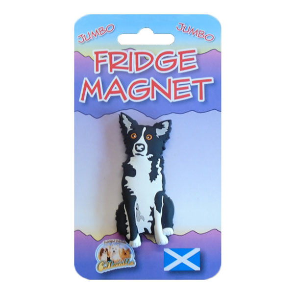 Jumbo Flexible Border Collie Fridge Magnet