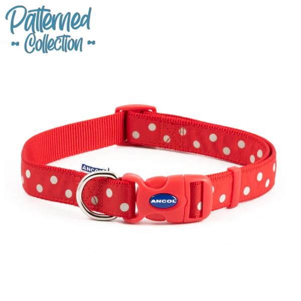 Red Polka Dot Collar: Size 2-5