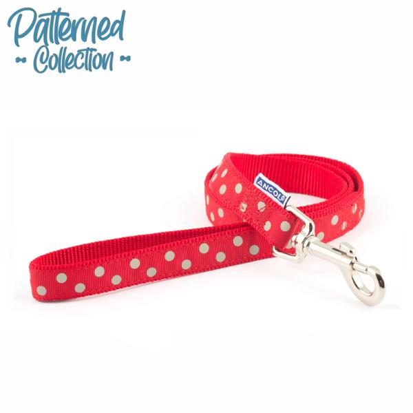 Red Polka Dot 1m Lead