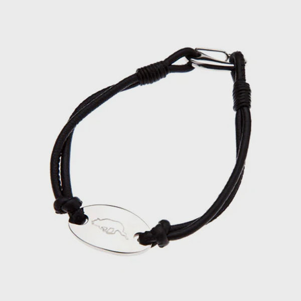 Nappa Leather Border Collie Bracelet