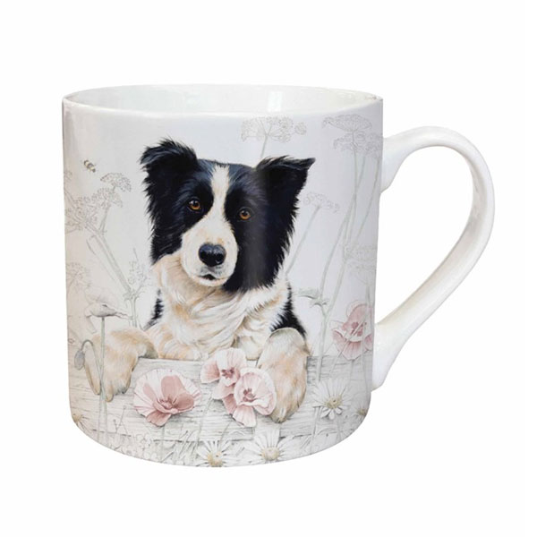 Border Collie Countryside Mug