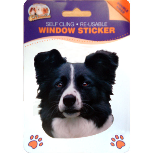 Border Collie Head Sticker