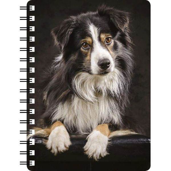 3D Tri Border Collie Notebook