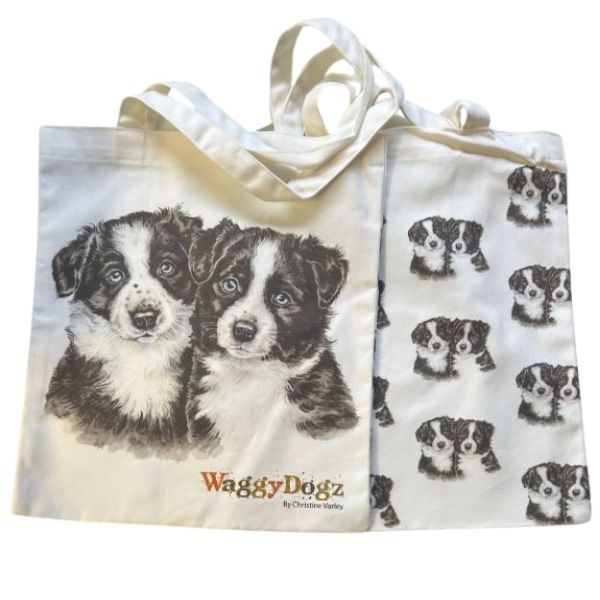 Double Sided Puppy Tote Bag