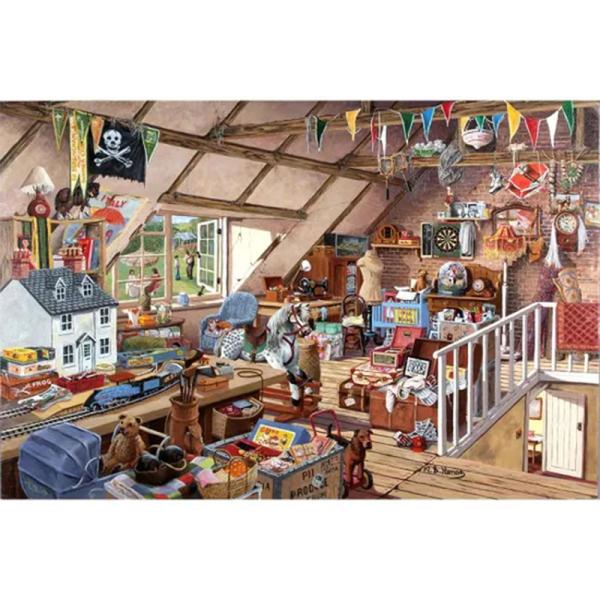 Grandma`s Attic 1000 Piece Jigsaw Puzzle