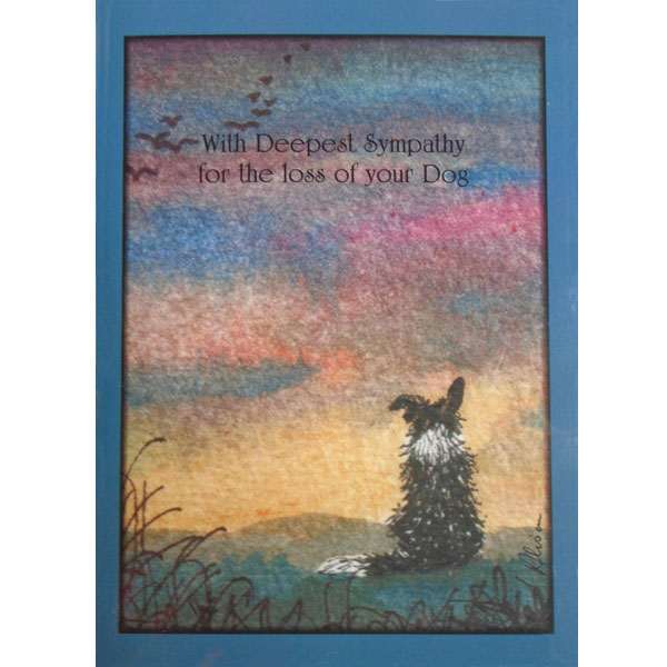 Evening Flight - Sympathy Card