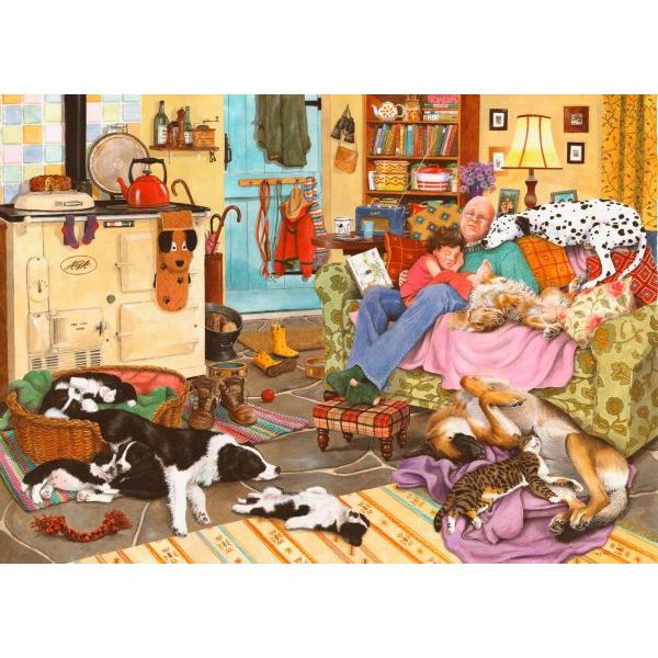 Dog Tired 1000 Piece Jigsaw Puzzle