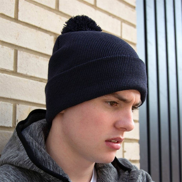 Pompom Beanie Hat